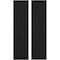 Ekena Millwork Americraft 4-Board Wood 2 Equal Panel Frmd Board-n-Batten Shutters w/Dbl Z-Bar, ARW102BF414X77BLH, PR ARW102BF414X77BLH - alternate 1